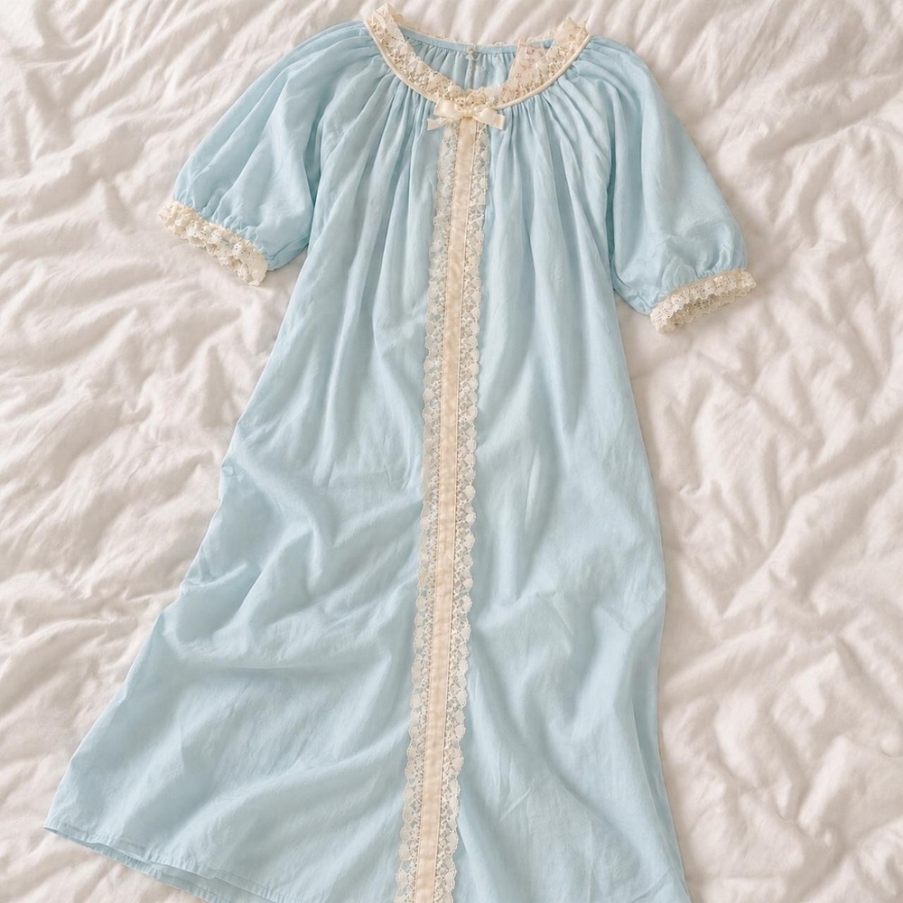 70s blue nightgown